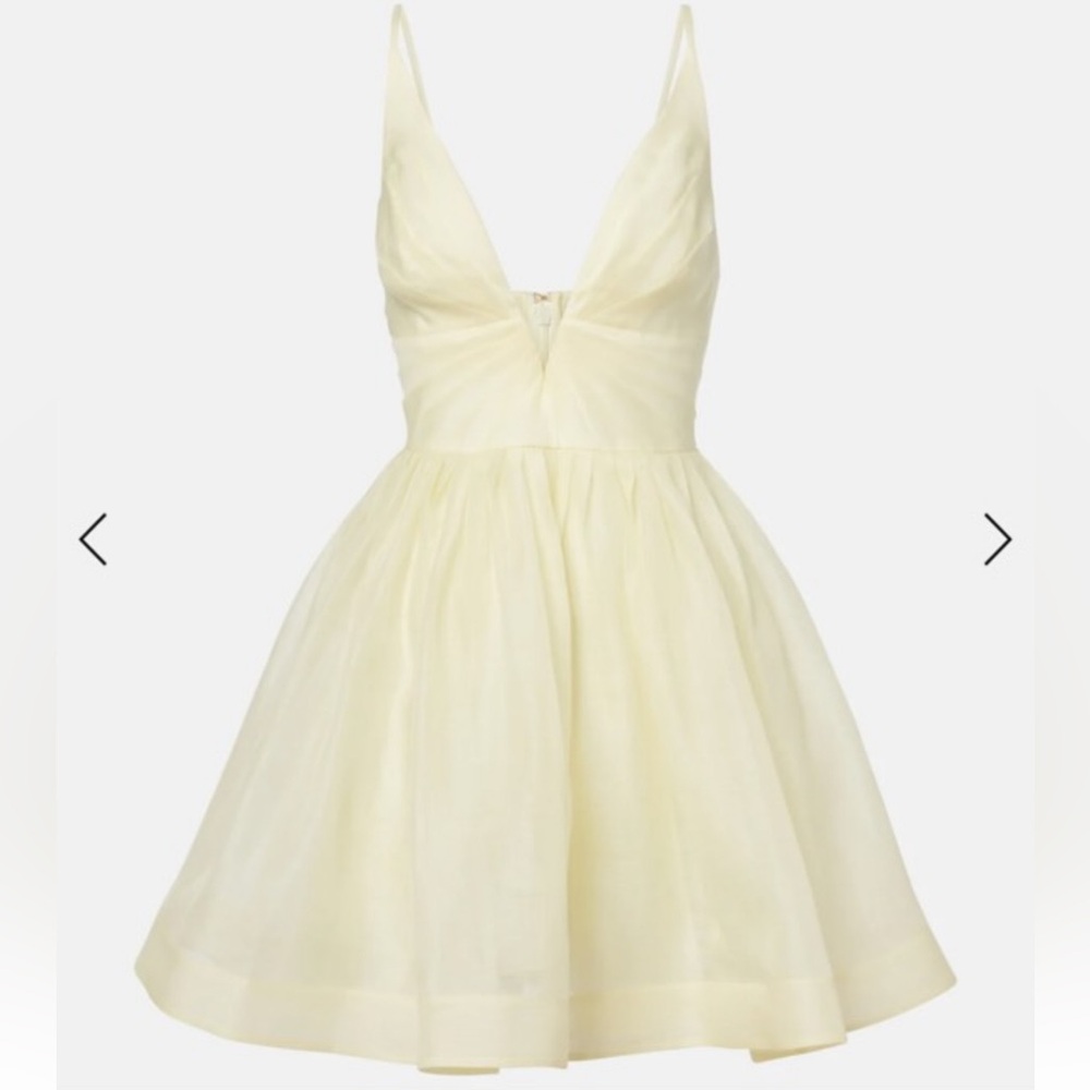 Zimmerman Yellow Mini Dress